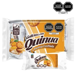 Galletas con quinua y Naranja confitada INCASUR x 180g (Bolsa)